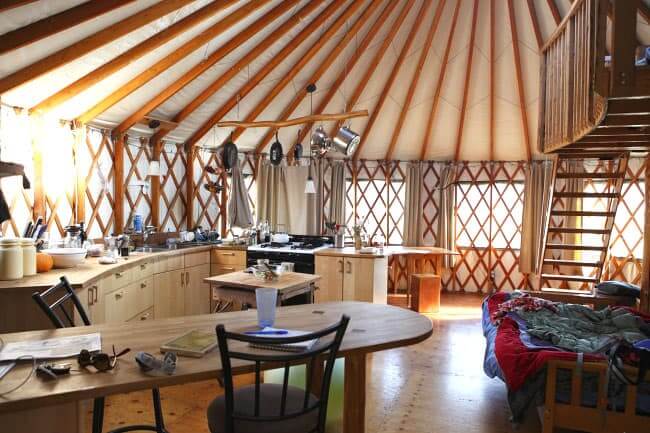 yurt interior